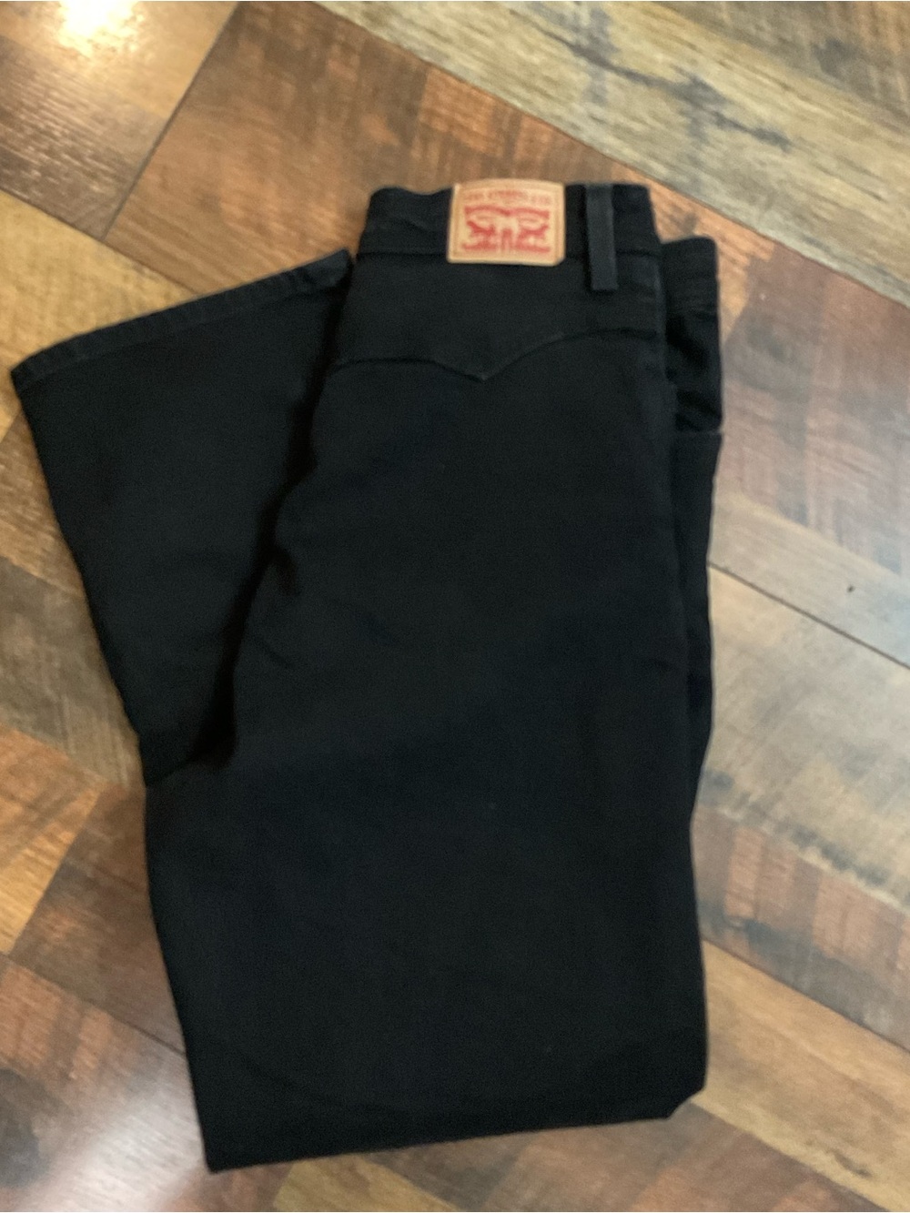 Levi’s Black Ribcage Straight Ankle Jeans 30
